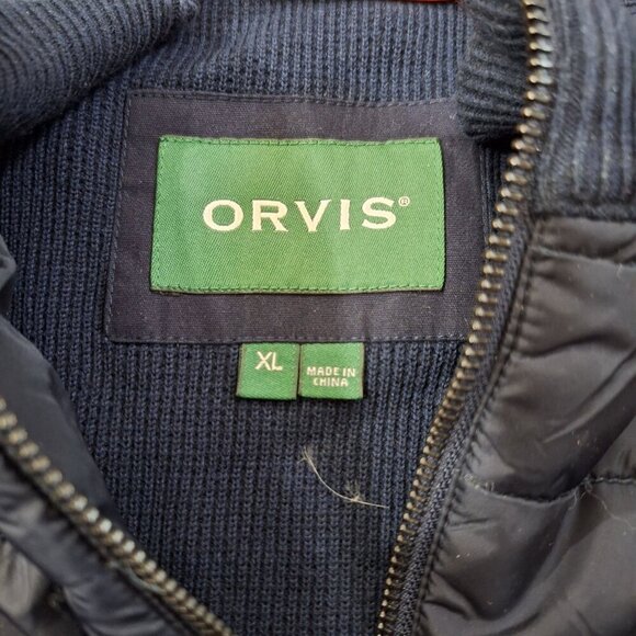 Orvis Mens blue Puff Vest size XL - Picture 4 of 7